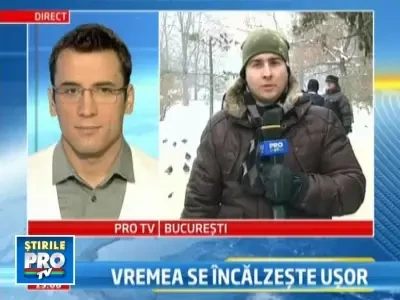 Din lac in put! Ultima noapte de ger, intaia zi de ninsori