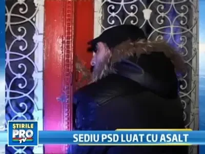 Scandal cu geamuri sparte si topoare, la PSD Mehedinti!