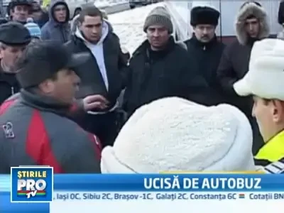 Fetita de 8 ani, lovita mortal de un autobuz, pe trecerea de pietoni