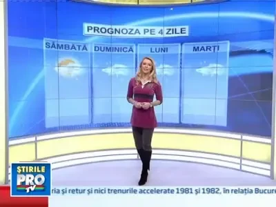 Vezi aici prognoza meteo pe trei zile