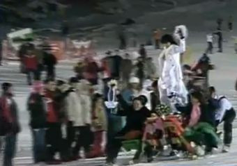 Intrecere de saniute trasnite pe partia Bradu din Poiana Brasov