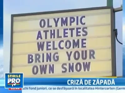 Jocuri Olimpice de iarna fara zapda! Nu a nins la Vancouver!