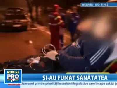 De la bal, la spital! Au fumat betisoare aromate la ziua unei prietene