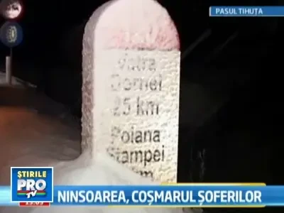Inca o zi de iarna in Romania. Pasul Gutai si Pasul Tihuta, sub zapada