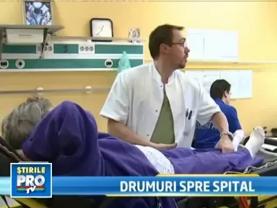 Ninsoare si polei pe trotuare! Cocktail dureros pentru pietoni