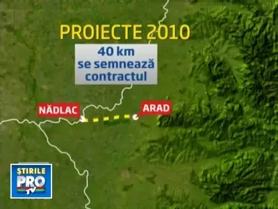 Zero kilometri de autostrada in 2010!