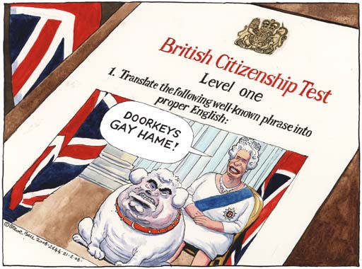 Testele pentru obtinerea cetateniei britanice, "picate" chiar de englezi