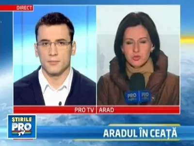 Ceata s-o tai cu cutitul la Arad. Curse aeriene anulate