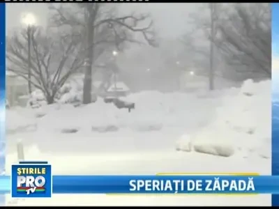 Stare de urgenta in Statele Unite din cauza furtunilor de zapada!