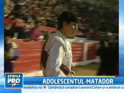 Matador la 16 ani! A omorat 6 tauri intr-un singur spectacol de corida!
