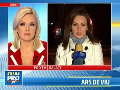 A ars de viu dupa ce hainele i s-au aprins de la aragaz!