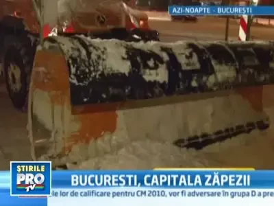 Bucuresti, unde esti? Capitala, sub zapada! Vezi VIDEO