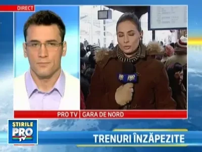 Peste 60 de trenuri anulate, intarzieri de 400 de minute