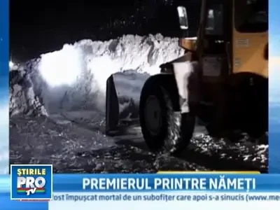 Codurile au expirat, drumurile raman inca blocate. Emil Boc, in inspectie