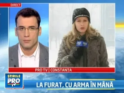 Vestul Salbatic la Constanta! Agent de paza impuscat de un hot!