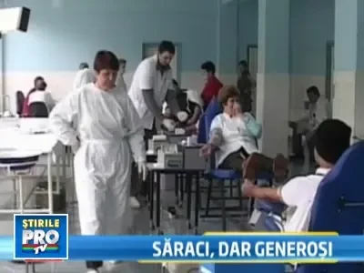 Doneaza sange de nevoie! Se aleg cu tichete de masa si transport ieftin