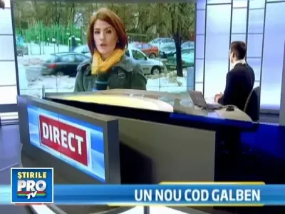Nu scapam de capriciile iernii! Din nou cod galben: ninsori, ploi si viscol