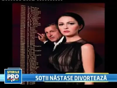 Amalia Nastase confirma pentru ProTV: Eu si Ilie Nastase divortam