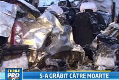 Sofer fara limite! A ucis un baietel si pe tatal acestuia, pe trotuar