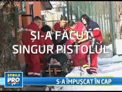 S-a impuscat in cap cu arma pe care si-o construise singur!