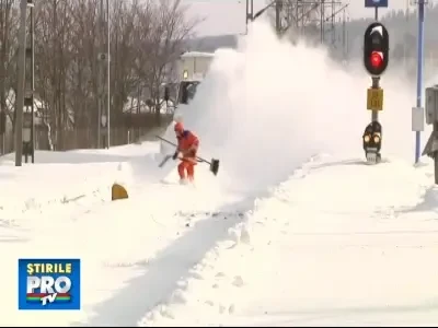 Capitala Suediei, Stockholm, paralizata de zapada. VIDEO