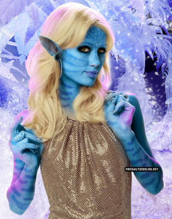 Paris Hilton se crede in "Avatar"