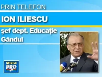 Iliescu despre plecarea lui Diaconescu: "Motivatii pentru fripturisti"