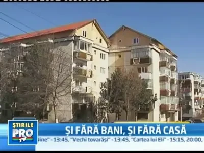 Au dat zeci de mii de euro pe apartamente, insa au ramas pe drumuri