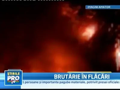 Brutarie din Sibiu, mistuita de un incendiu