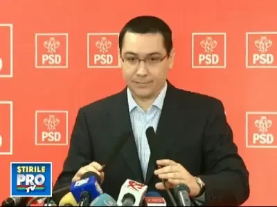 Victor Ponta: PSD-ul nu poate sa il sustina pe Marian Sarbu