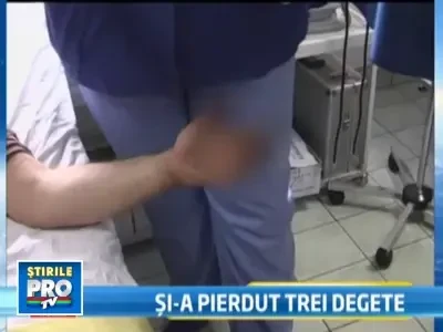 "Va implor, salvati-mi mana! Degetele sunt in servetel!"