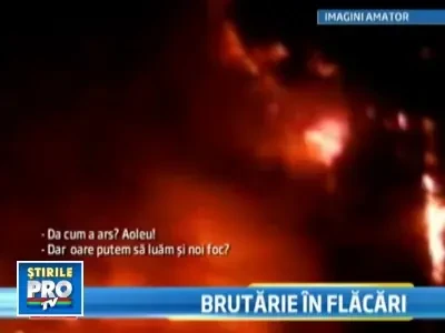 Brutarie din Sibiu, mistuita de un incendiu