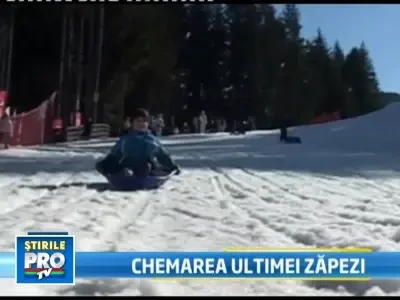 Nu va lasati pacaliti de primavara, ne roaga hotelierii de la munte