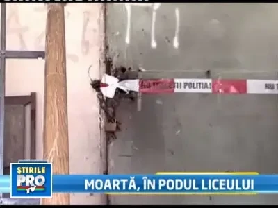 Profesoara de istorie data disparuta, gasita moarta in podul liceului!
