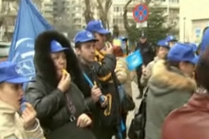 Protest al infirmierelor din cresele sectorului 4 al Capitalei