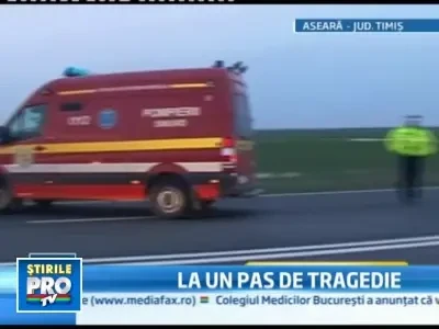 Sapte dintr-o lovitura! Doua masini s-au ciocnit la Timisoara