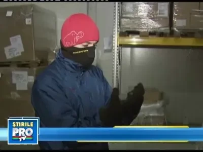 Un roman se antreneaza intr-un depozit frigorific. Concureaza la Polul Nord