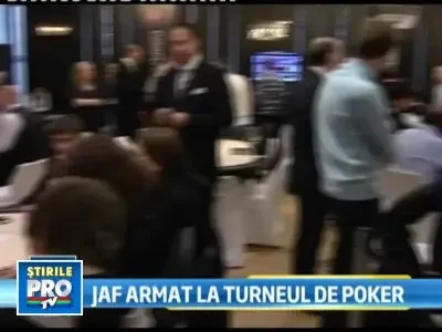 Ca-n filme! Jaf armat la cel mai mare turneu de poker din Germania!