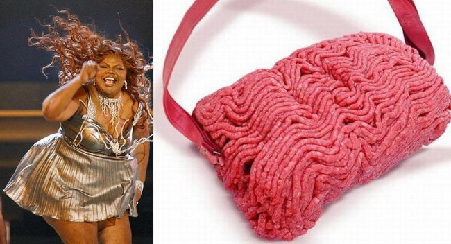 Ai purta o geanta din carne tocata?!