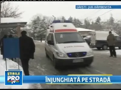 Si-a injunghiat fosta sotie chiar sub ochii fiicei lor de 9 ani