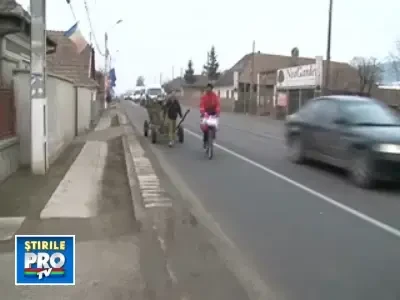 Masina cu un CAL putere in plus si caruta cu unul in minus. VIDEO