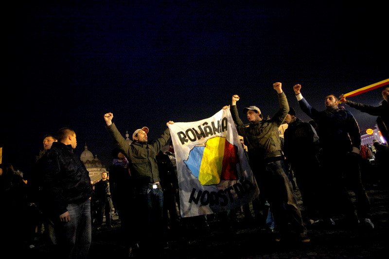 Proteste: Noua Dreapta nu vrea sa auda de autonomia Tinutului Secuiesc