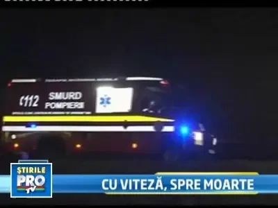 In viteza spre moarte. Doi tineri au pierit, alti doi sunt in stare grava