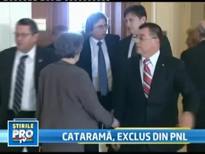 Crin Antonescu s-a tinut de cuvant. Catarama a fost exclus din PNL