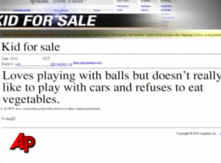 INCREDIBIL! A incercat sa-si vanda fiul pe net!