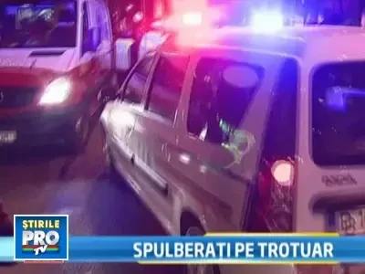 O mama si doi copii loviti in plin pe TROTUAR de un sofer inconstient!