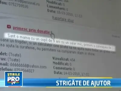 Disperati, romanii saraci cer ajutor pe internet sau la mica publicitate!