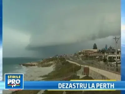 O furtuna de proportii a ravasit complet orasul australian Perth!