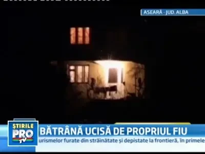 Batrana de 89 de ani omorata in bataie de propriul fiu