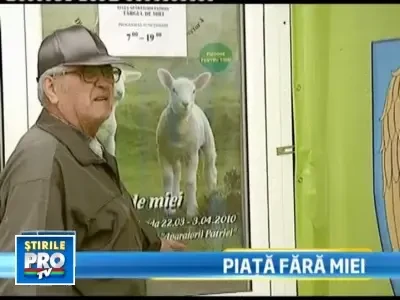 Galceava mare la piata de miei din Capitala! Targul se deschide abia vineri